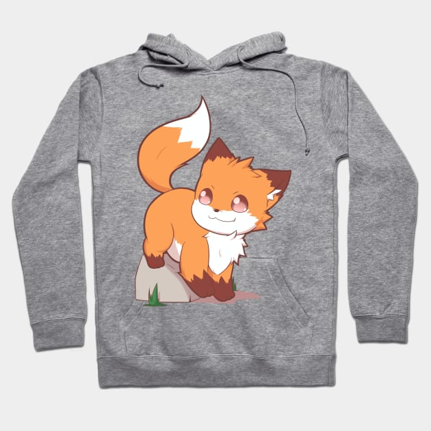 Cute chibi fox Hoodie by sabhu07